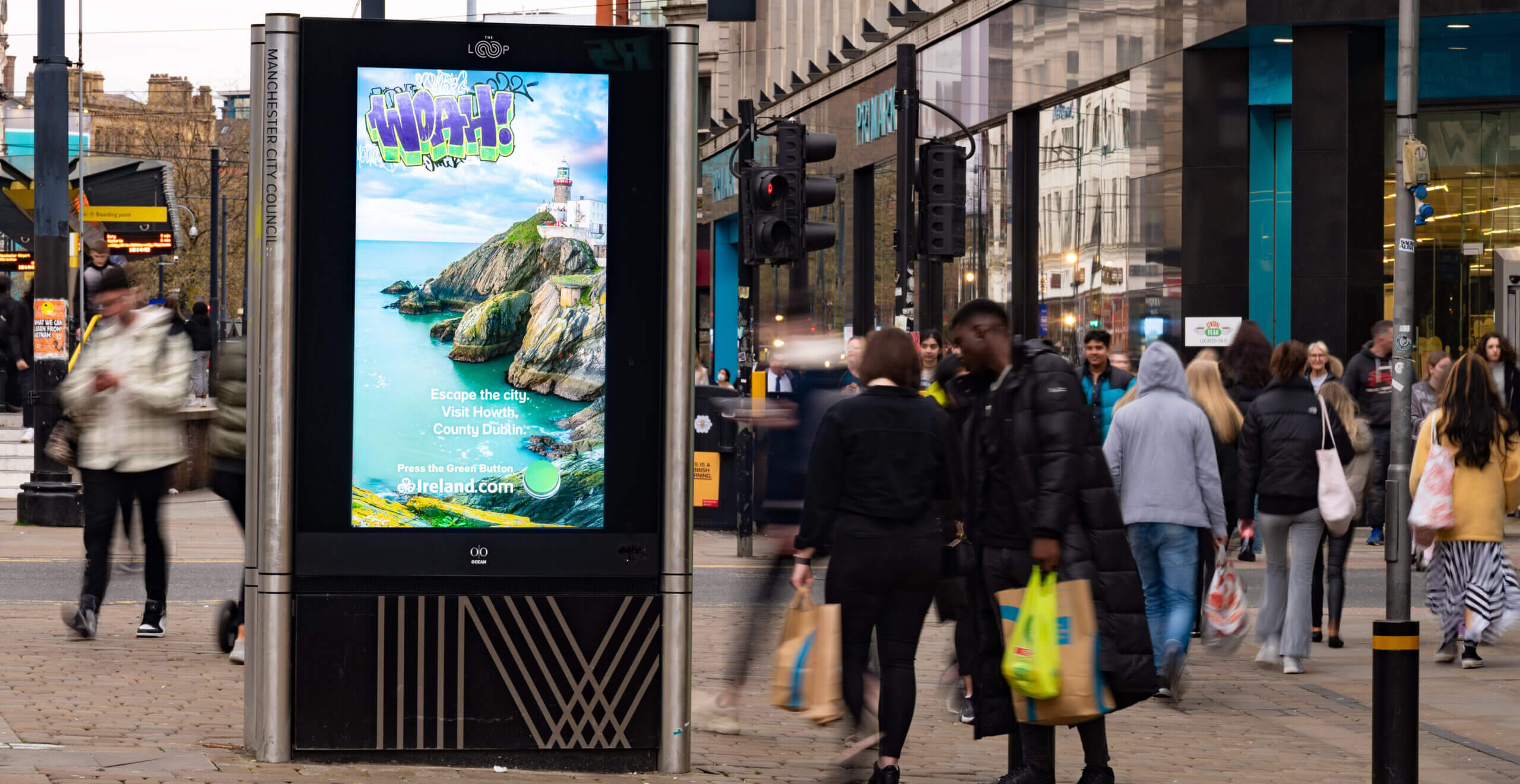 Tourism Ireland Programmatic OOH Case Study (Green Button)