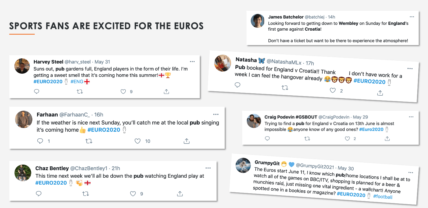 Sports fans are excited for the euros